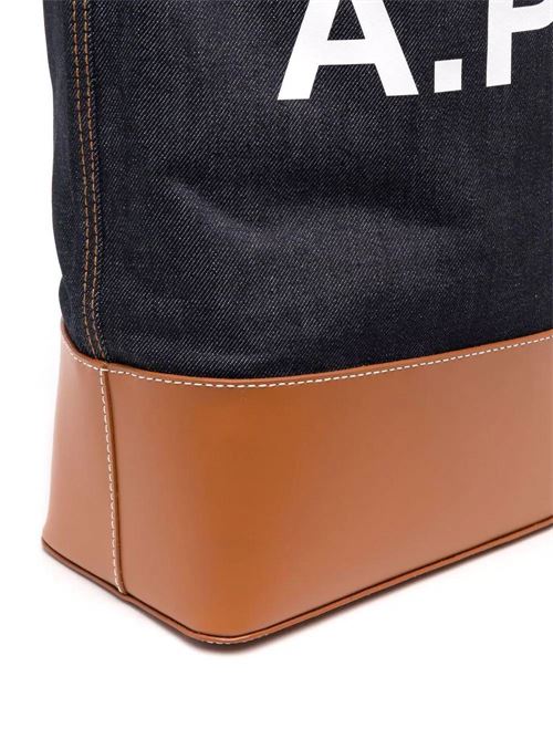 Borsa tote con logo A.P.C. | CODDPM61444CAF