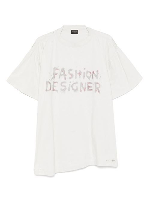 T-shirt oversize da stilista in tinta sbiadita BALENCIAGA | 824285TSVC59012