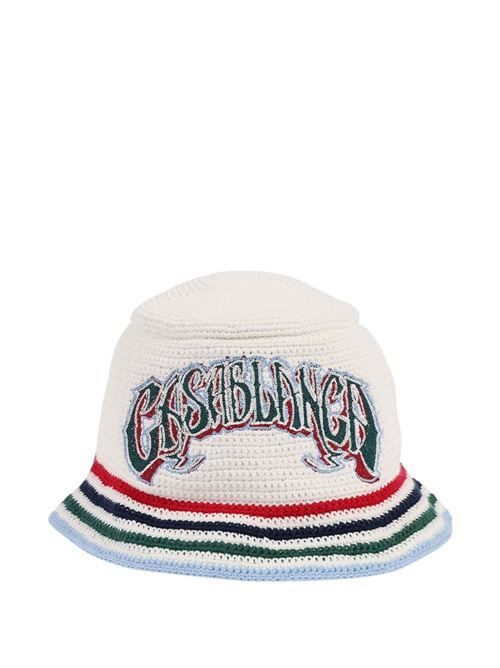 Cappello Gothic crochet CASABLANCA | AS25HAT07801WHITE