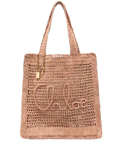 Summer Banana Raffia Tote Bag CHLOE | 25US901P0824M