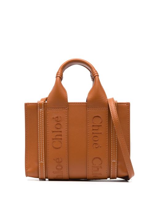 Tote bag Woody in pelle morbida CHLOE | C23UP237I60247