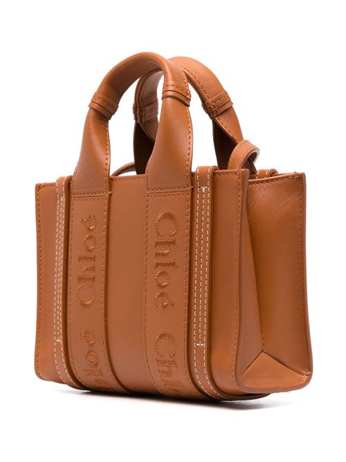 Tote bag Woody in pelle morbida CHLOE | C23UP237I60247