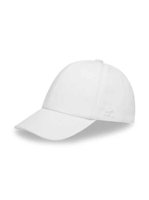 White adjustable strap cap COURREGES | 125ACT039CO00240001