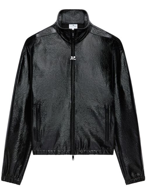 Black front jacket COURREGES | 125CBL270VY00169999