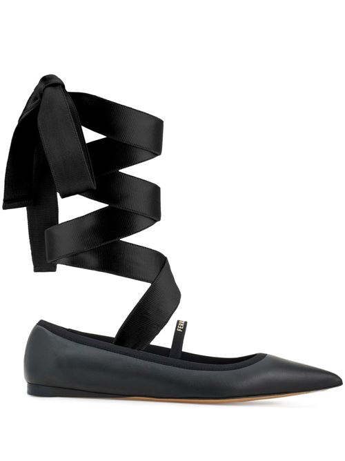 Leather ballerinas FERRAGAMO | 01K2197826731C