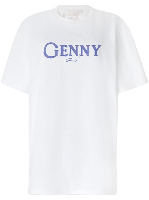 T-shirt con ricamo logo GENNY | 78AAH754J0024T11