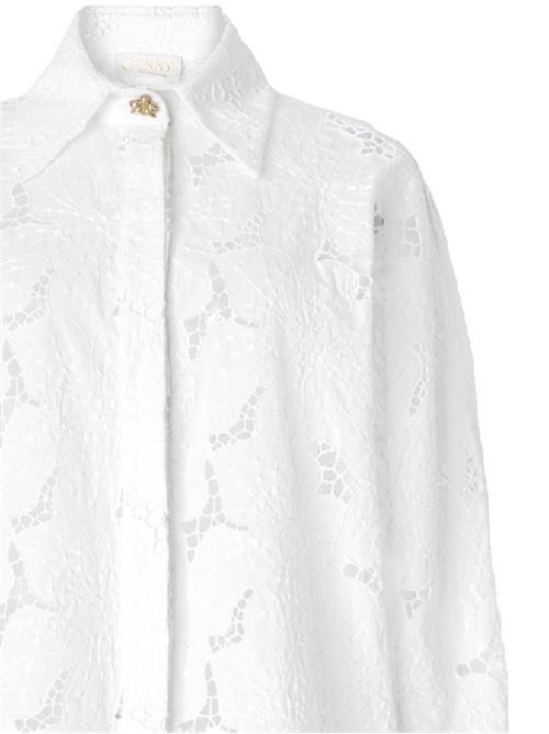 Camicia con ricamo Orchidee GENNY | 78AAL611NR008003