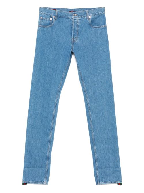 Pantaloni in denim dal taglio affusolato GUCCI | 796483XDC6Y4447