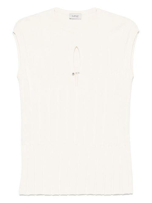 T-shirt in maglia a coste MRZ | 00620406