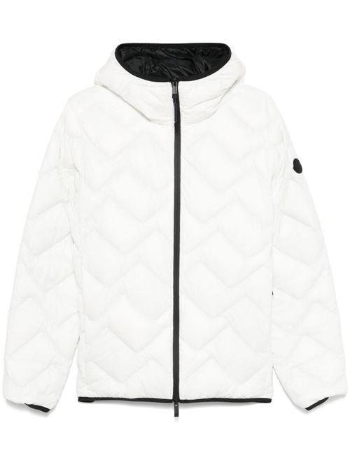 Bimont short down jacket with hood and wavy quilting Moncler | 911A000-7659879034