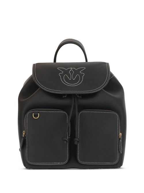 Carrie leather backpack PINKO | 104351A1LFZ99Q