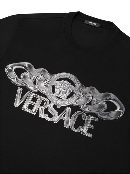 T-shirt with stamp VERSACE | 10133021A134052B510