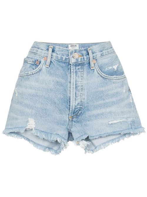 Light blue cotton short AGOLDE | A026811SWAP