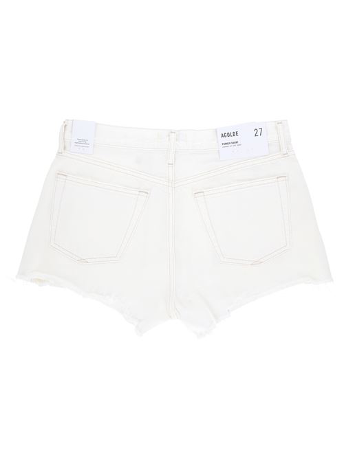 White button short AGOLDE | A026E1183RPS