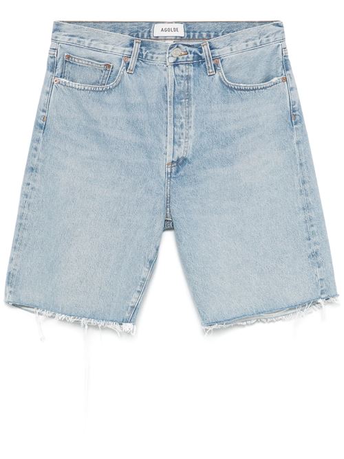 Blue button shorts AGOLDE | A6761206FORCE