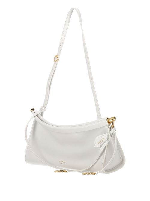 East West S white calf leather bag Alaïa | AA1S01426CA332010