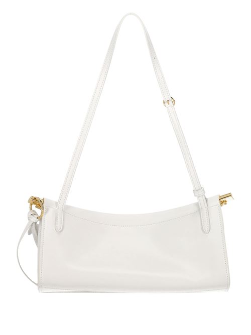 East West S white calf leather bag Alaïa | AA1S01426CA332010