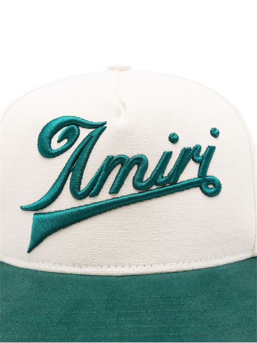 Two tone canvas hat AMIRI | AMHACP1037Evergreen