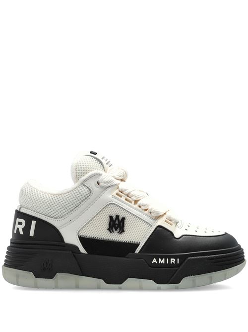 Sneakers bianca e nera con logo AMIRI | AWFOSR1070BLACK