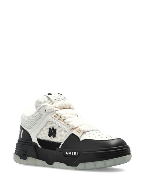 Sneakers bianca e nera con logo AMIRI | AWFOSR1070BLACK