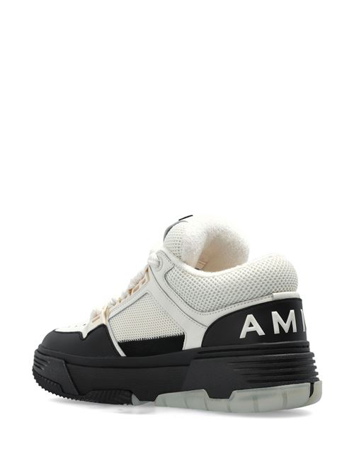 Sneakers bianca e nera con logo AMIRI | AWFOSR1070BLACK