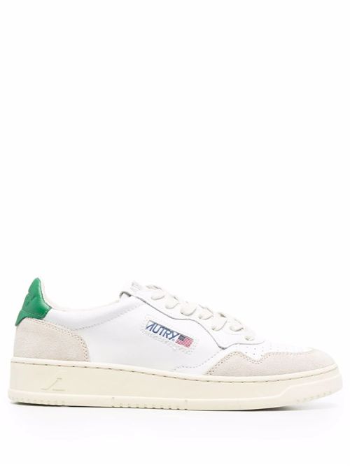 Sneakers con applicazione AUTRY | AULMLS23WHT/AMAZ