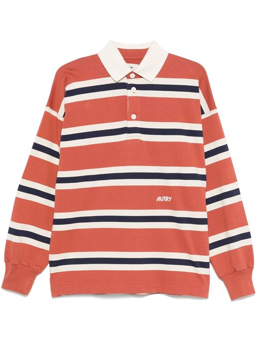 Striped polo shirt AUTRY | POPX90JRINCAND