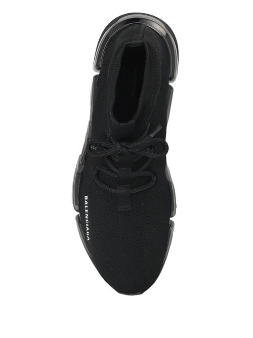 Sneakers Speed 2.0 Lace-up In Maglia Riciclata da Uomo in Nero BALENCIAGA | 820317W2DC41000