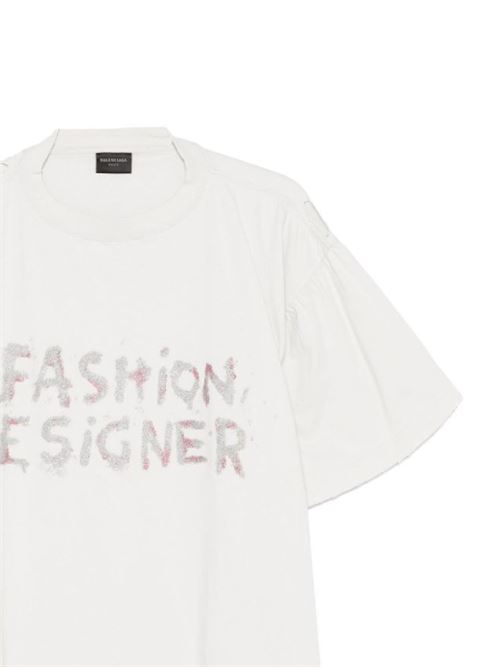 T-shirt oversize da stilista in tinta sbiadita BALENCIAGA | 824285TSVC59012