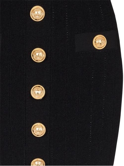 Mini skirt with buttons BALMAIN | EF1LB290KB070PA