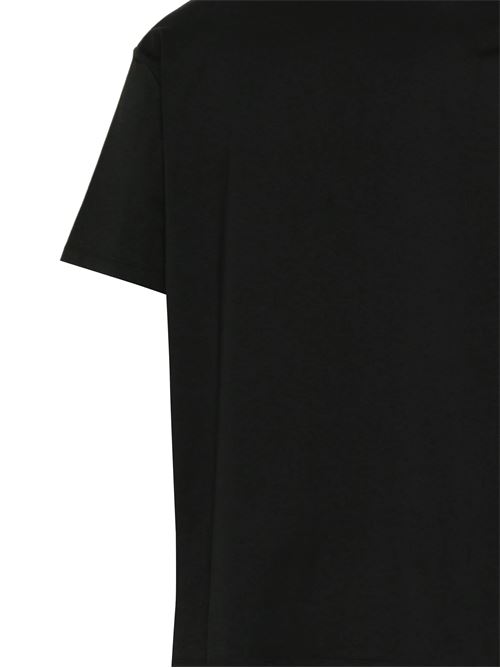 T-shirt nera a maniche corte BALMAIN | EH1EG010BB73EAB