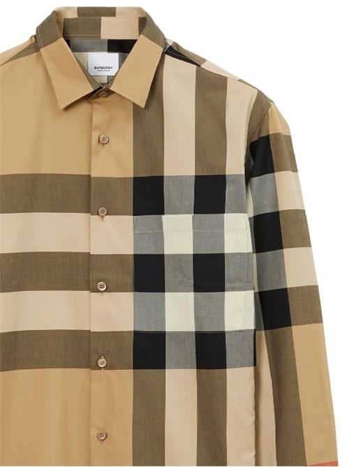 Cotton check print shirt BURBERRY | 8071445X