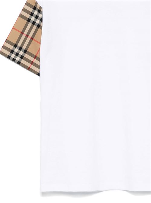 T-shirt with Check sleeves  BURBERRY | 8073029X