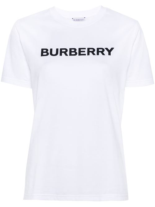 White cotton t-shirt BURBERRY | 8080325X