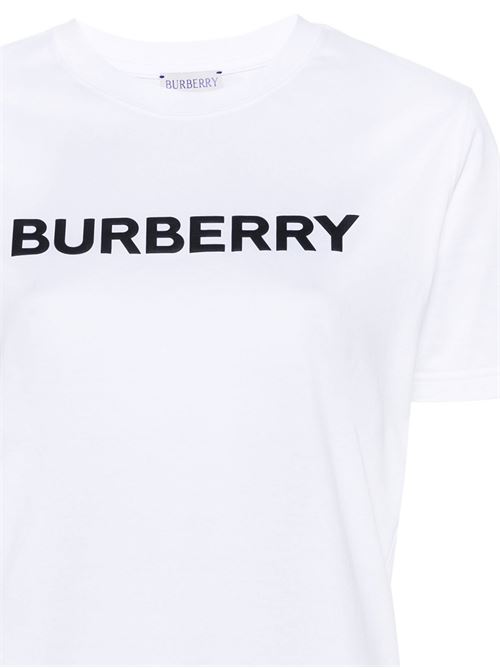 White cotton t-shirt BURBERRY | 8080325X