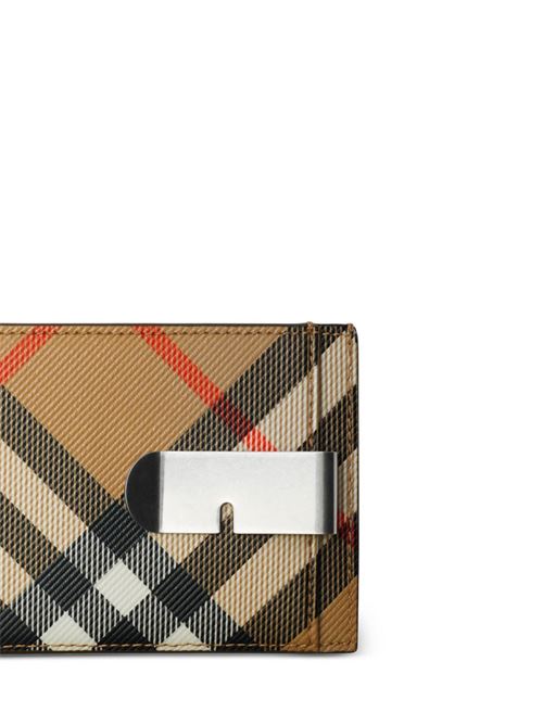 Checked card holder BURBERRY | 8091910X