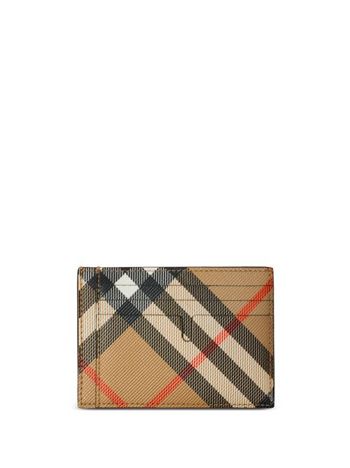 Checked card holder BURBERRY | 8091910X