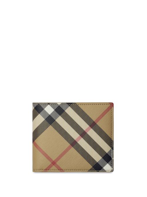 Portafoglio bi-fold a quadri BURBERRY | 8091926X