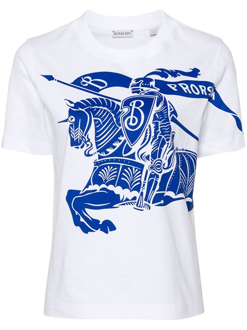 T-shirt with Equestrian Knight print BURBERRY | 8096229X