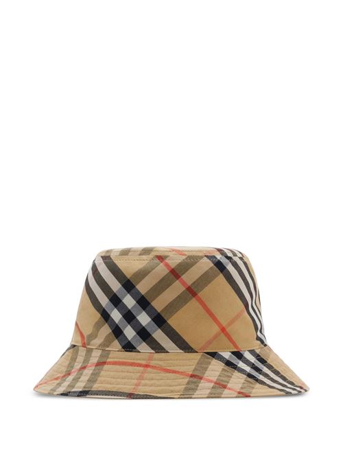 Reversible gabardine bucket hat BURBERRY | 8107011X