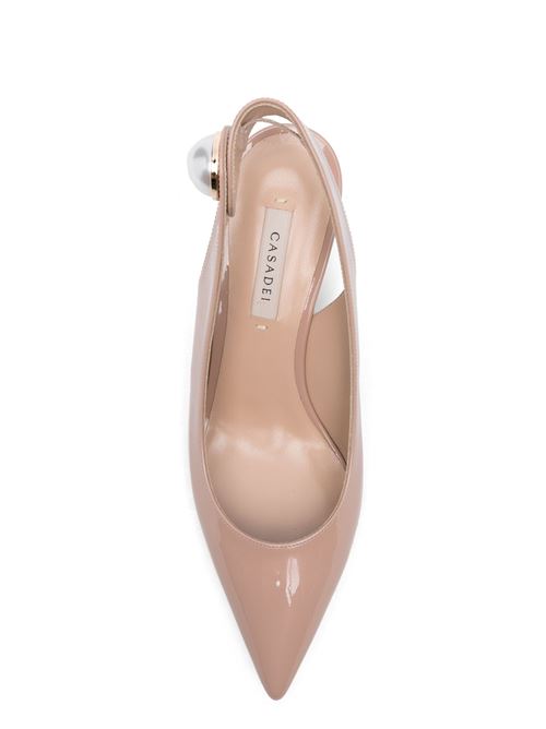 Blush beige elasticated slingback CASADEI | 1G636J0501TIFFA3203