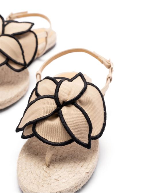 Sandals with flower applications CASTANER | 0256142017