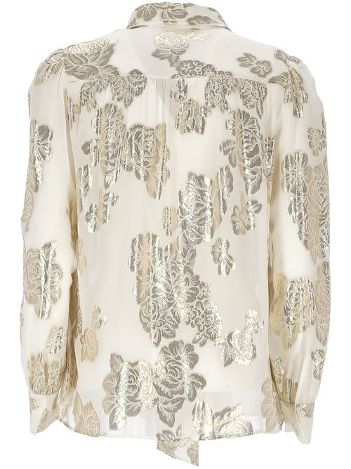 Gathered lavallière blouse CHLOE | 25SHT02413103