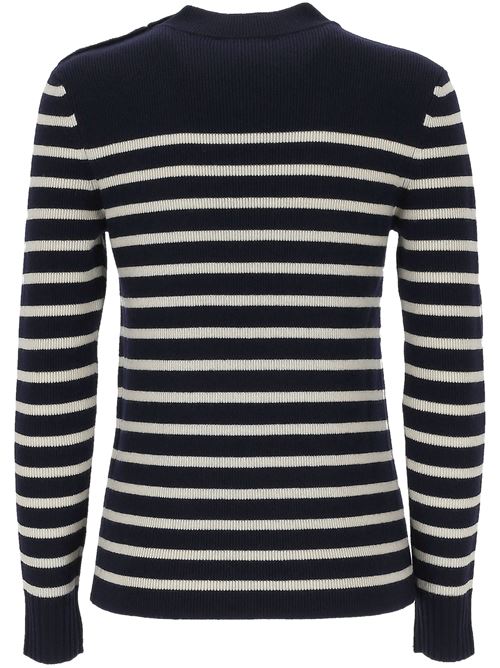 Felpa alla marinara in maglia di lana e cashmere CHLOE | 25SMP1861099G