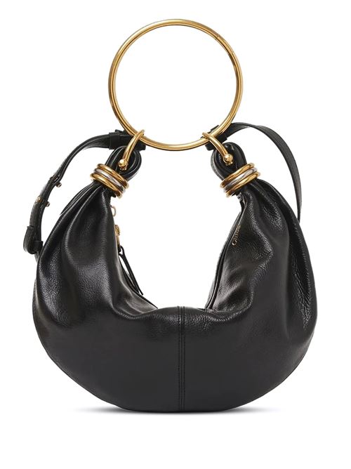 Bracelet Hobo bag small in grained leather CHLOE | C24AS611N72001