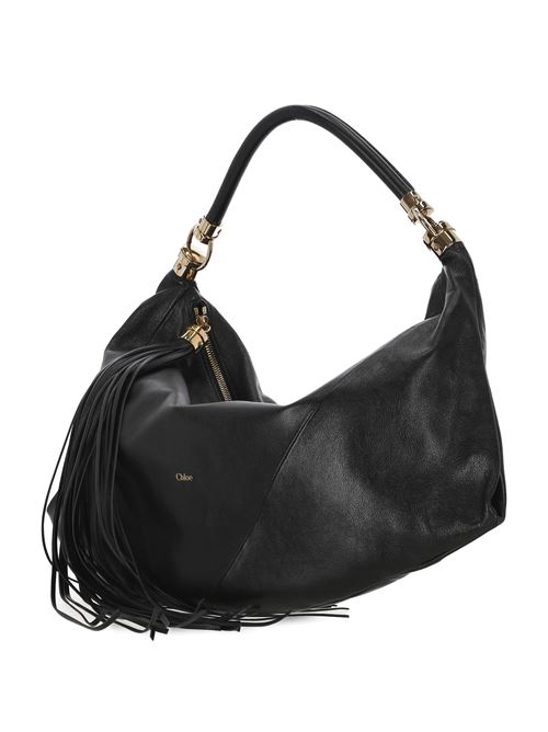 Borsa a spalla Chloé Foulard in pelle granata CHLOE | C25SS446O37001