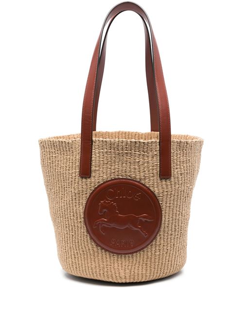 Horse Medal basket bag CHLOE | C25SS591O8227S