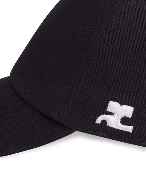 Black adjustable cap COURREGES | 125ACT039CO00249999