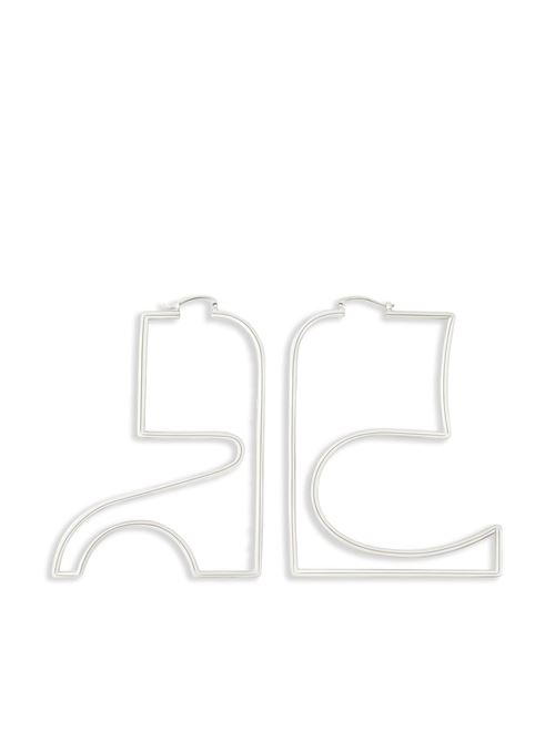 Silver-tone earrings COURREGES | 125BBO071LA00019000