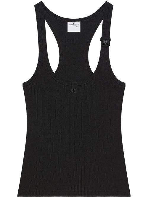 Black tank top COURREGES | 125JDE123JS01949999